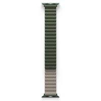 Uniq Bracelet Revix réversible Apple Watch | 44/45/46/49 mm - Pine (Green/Taupe)