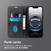 imoshion Étui de téléphone portefeuille Slim Apple iPhone 17e / 16e - Noir