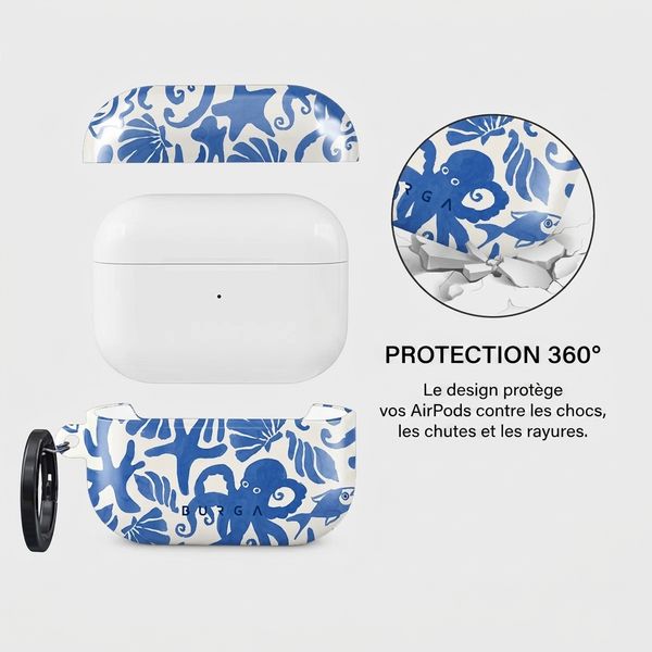Burga Coque rigide Apple AirPods Pro 2 - Nera