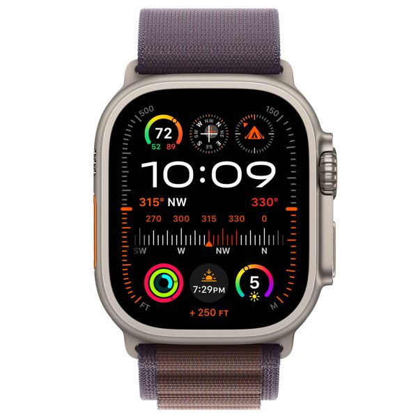 Apple Bracelet Alpine Loop Apple Watch | 44/45/46/49 mm - Taille L - Indigo