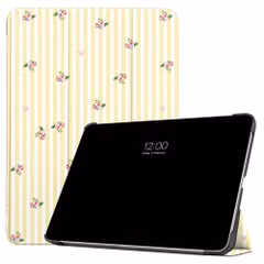 imoshion Coque tablette Design Trifold Apple iPad Air 11 pouces (2026) M4 / (2025) M3 / (2024) M2 / Air 5 (2022) / Air 4 (2020) - Garden Stripes