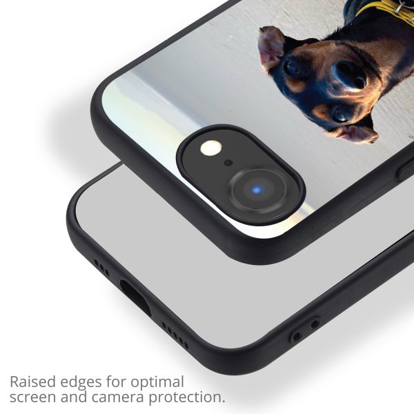 Concevez votre propre coque en gel Apple iPhone 17e / 16e - Noir
