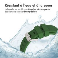 imoshion Bracelet en silicone flexible  - Connexion universelle 22 mm - Vert foncé