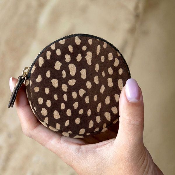 Selencia Nova Real Leather Mini Pouch - Fawn Chic