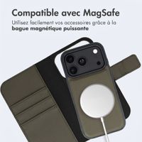 imoshion Étui portefeuille luxe 2-en-1 amovible Apple iPhone 18 Pro / 17 Pro - Vert