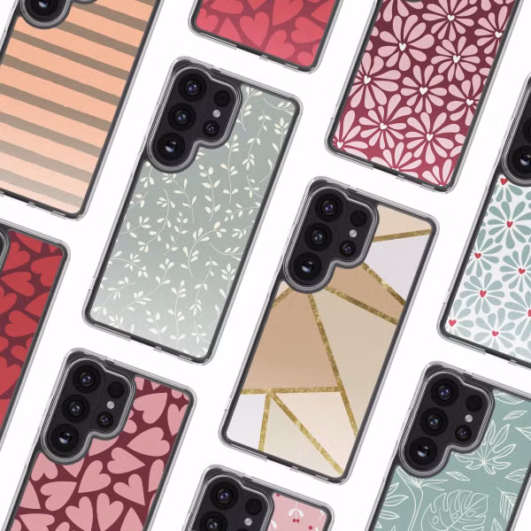 imoshion Coque Design Samsung Galaxy S26 Ultra - Smoke Green Flowers