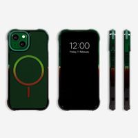 Selencia Coque arrière MagSafe Gradient Apple iPhone 13 - Vert / Brun