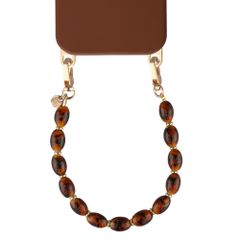 Selencia Cordon de téléphone Tortoise Shell - Brown