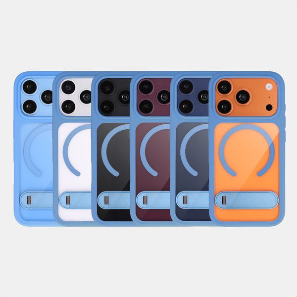 Accezz Coque arrière Hold avec MagSafe Apple iPhone 18 Pro / 17 Pro - Light Blue
