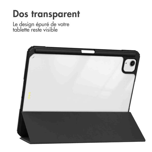 imoshion Coque tablette rigide Trifold Apple iPad Air 13 pouces (2026) M4 / (2025) M3 / (2024) M2 - Noir