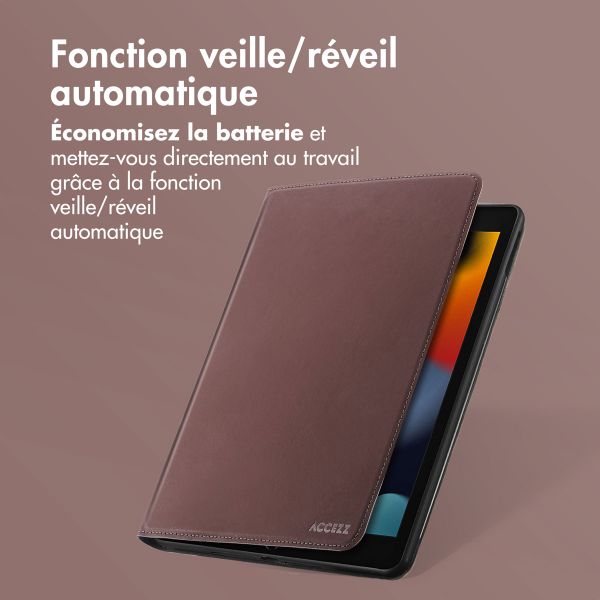 Accezz Coque tablette Classic Apple iPad 6 (2018) 9.7 pouces / iPad 5 (2017) 9.7 pouces / Air 2 (2014)/Air 1 (2013) - Marron