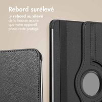 imoshion Coque tablette rotatif à 360° Samsung Galaxy Tab S9 11.0 pouces / S10 Lite / S10 FE / S9 FE 10.9 pouces - Noir