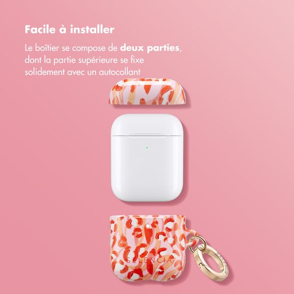 Selencia Coque Vivid  Apple Airpods 1 / 2 - Wild Spots Lipstick