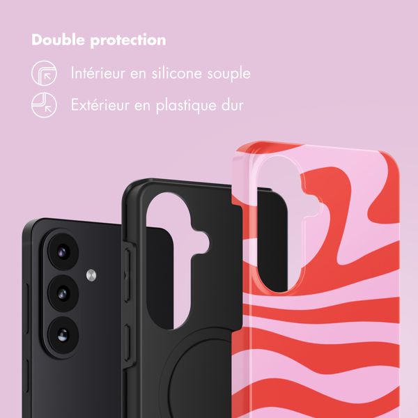 Selencia Coque arrière Vivid Samsung Galaxy S26 - Dream Swirl Pink