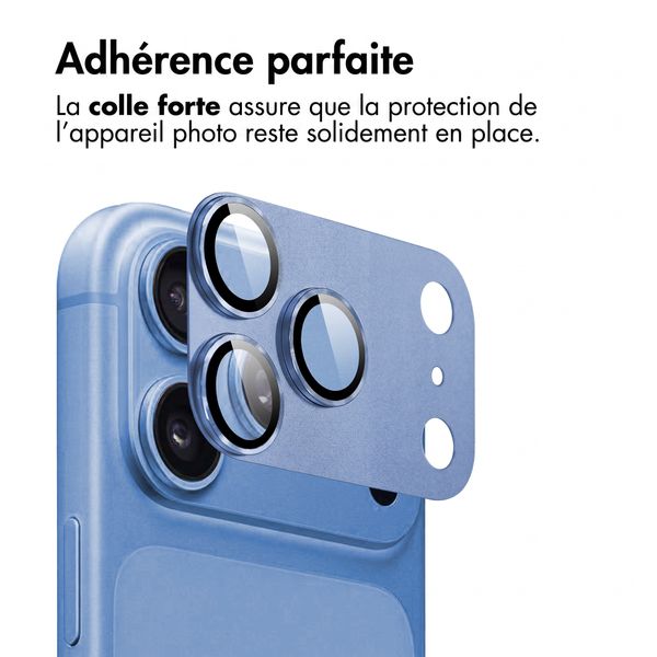 imoshion Protection Caméra en verre trempé 2 Pack pour l'Apple iPhone 18 Pro - Light Blue
