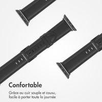 imoshion Bracelet Classic en cuir Apple Watch | 38/40/41/42 mm - Noir