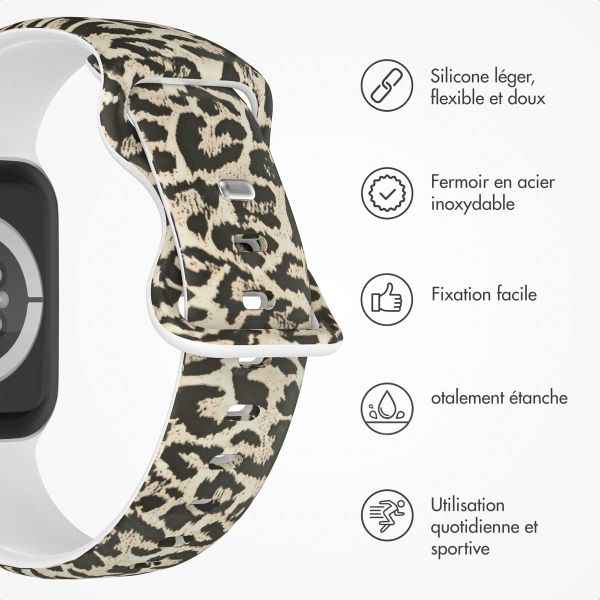 imoshion Bracelet en silicone⁺ Apple Watch | 44/45/46/49 mm - Leopard