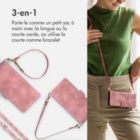 imoshion Etui de télephone portefeuille avec cordon Samsung Galaxy A34 (5G) - Rose