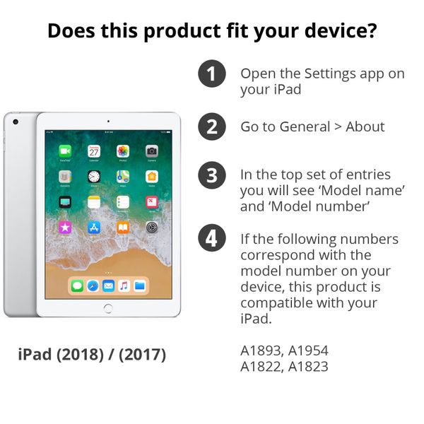 Coque tablette rotatif à 360° Apple iPad 6 (2018) 9.7 pouces / iPad 5 (2017) 9.7 pouces - Bleu clair