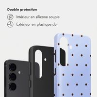 Selencia Coque arrière Vivid Samsung Galaxy S24 - Happy Dots Digital Sky
