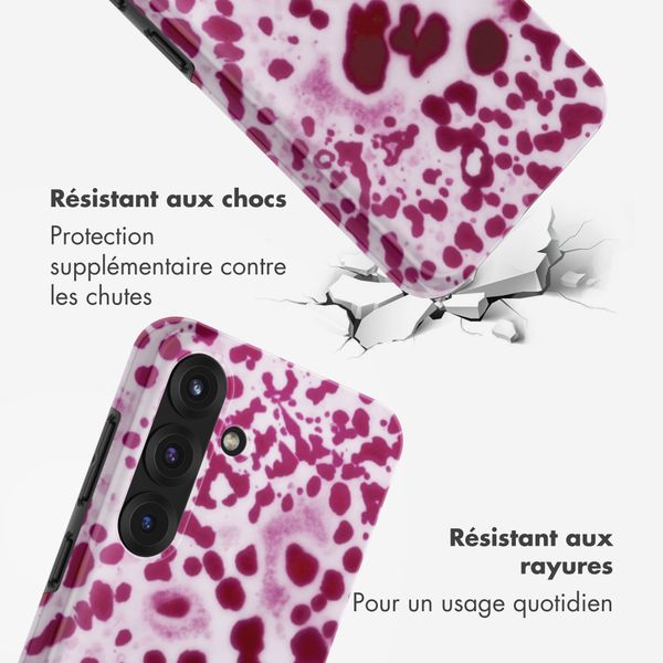 Selencia Coque arrière Vivid avec MagSafe Samsung Galaxy S25 - Cosmic Orchid