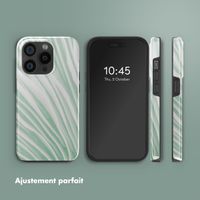 Selencia Coque arrière Vivid avec MagSafe Apple iPhone 15 Pro - Nature Grayed Jade