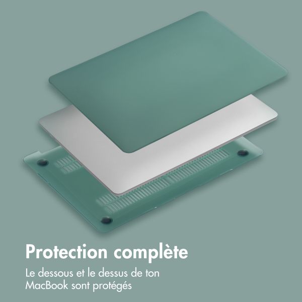 imoshion Coque Laptop Apple MacBook Air 15 pouces (2023 / 2024 M3 / 2025 M4 / 2026 M5) - Vert foncé