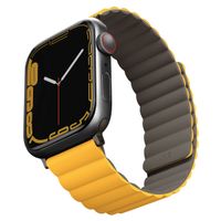 Uniq Bracelet Revix réversible Apple Watch | 44/45/46/49 mm - Mustard / Khaki
