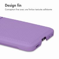 Accezz Coque arrière Grid Samsung Galaxy Z Flip 8 - Lilas