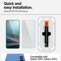 Spigen Protection d'écran en verre trempé GLAStR Privacy Applicator - lot de 2 Samsung Galaxy S24 Plus / S25 Plus