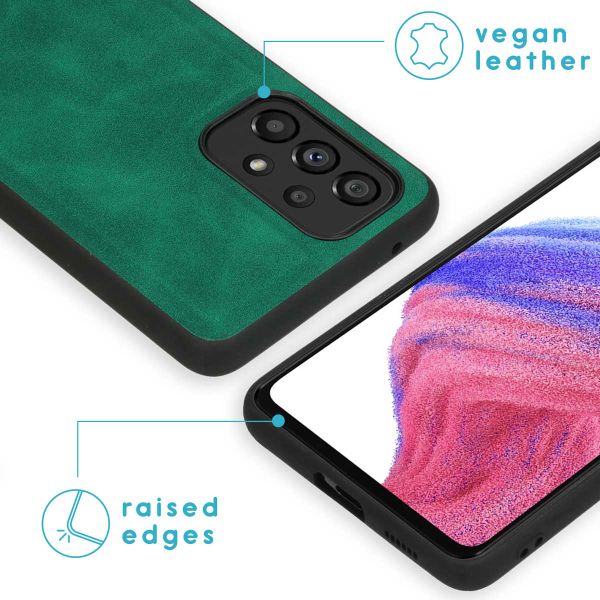 imoshion Etui de télephone luxe 2-en-1 amovible Samsung Galaxy A53 - Vert foncé