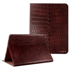 Selencia Coque Croco Samsung Galaxy Tab A11 Plus / A9 Plus - Burgundy