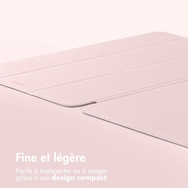 imoshion Magnetic etui de téléphone portefeuille Apple iPad Air 11 pouces (2026) M4 / (2025) M3 / (2024) M2 / Air 5 (2022) / Air 4 (2020) - Rose