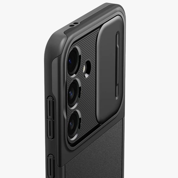 Spigen Coque Optik Armor Camera slider Samsung Galaxy S24 - Noir