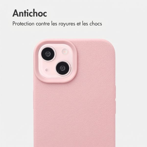imoshion Coque arrière Texture Apple iPhone 14 / 13 - Rose