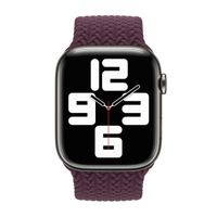 Apple Bracelet Solo tressé Apple Watch | 38/40/41/42 mm - Taille 3 - Dark Cherry