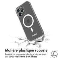 Accezz Coque Clear avec MagSafe Apple iPhone 13 Pro Max - Transparent