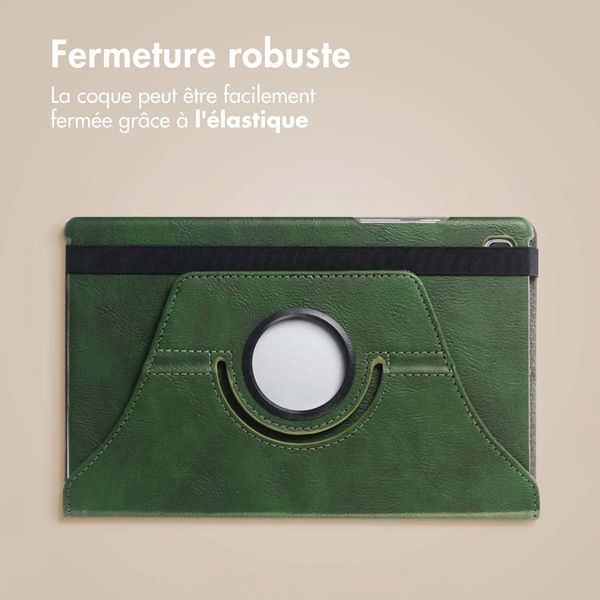 imoshion Coque tablette rotatif à 360° Samsung Galaxy Tab A9 8.7 pouces - Vert