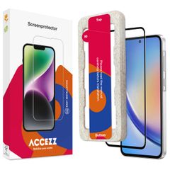 Accezz Protection d'écran en verre trempé avec applicateur Samsung Galaxy A55 (5G) / A35