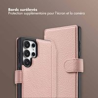 Selencia Étui Riva avec MagSafe et cordon de téléphone Samsung Galaxy S25 Ultra - Old Pink