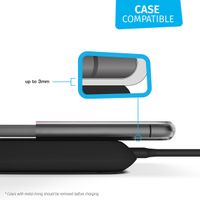 Zens Chargeur rapide simple sans fil - Chargeur sans fil optimisé pour l'iPhone - 10W