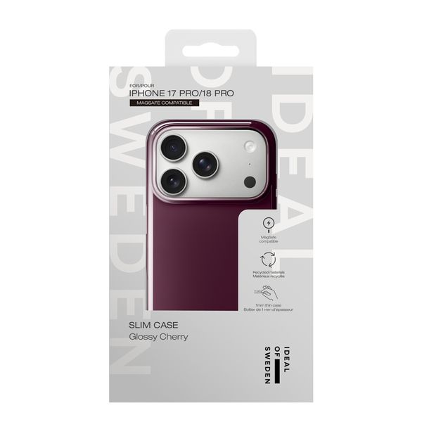 iDeal of Sweden Coque MagSafe fine Apple iPhone 18 Pro / 17 Pro - Glossy Cherry
