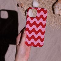 Selencia Coque arrière Vivid Samsung Galaxy A34 (5G) - Wave Vibes Lipstick