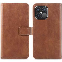imoshion Étui de télephone portefeuille de luxe Apple iPhone 13 Pro - Marron