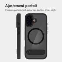 Accezz Coque arrière Hold avec MagSafe Apple iPhone 16 Pro - Black