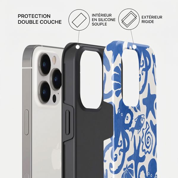 Burga Coque Tough MagSafe Apple iPhone 15 Pro - Nera