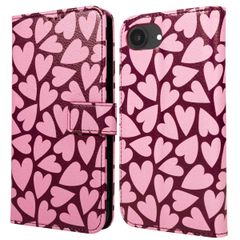 imoshion Étui de télephone portefeuille Design Apple iPhone 17e / 16e - Hearty Blush