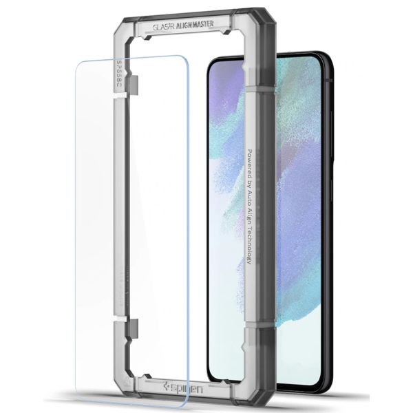 Spigen Protection d'écran en verre trempé AlignMaster Cover Samsung Galaxy S21 FE