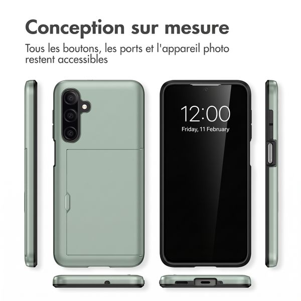 imoshion Coque arrière avec porte-cartes Samsung Galaxy A27 (5G) - Vert