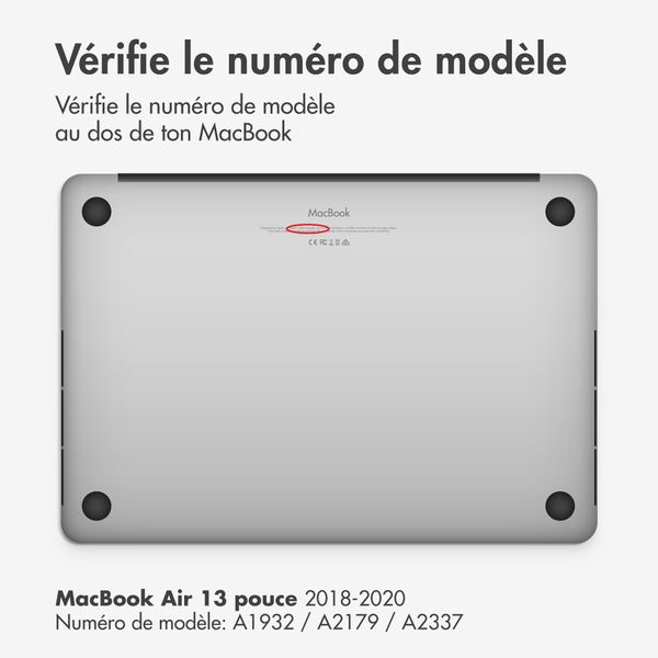 Burga Coque Rigide Apple MacBook Air 13 pouces (2018-2020) - Lemon Tart